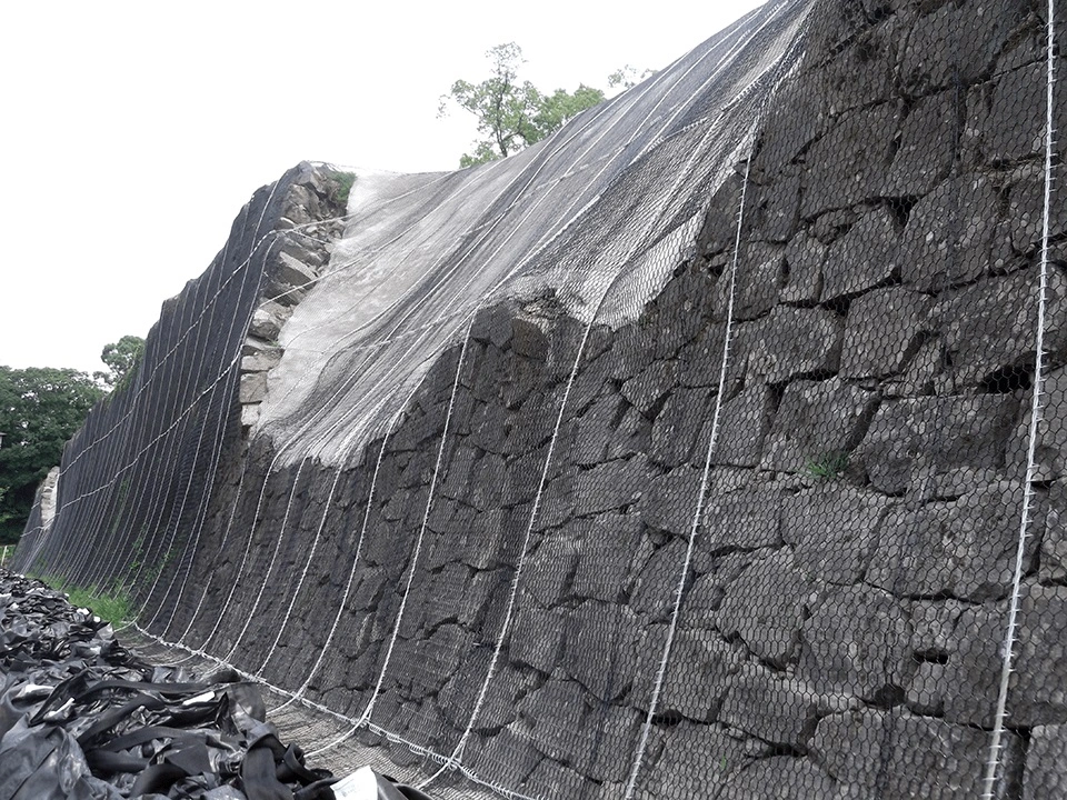 Maximus Gabion nets for stone walls